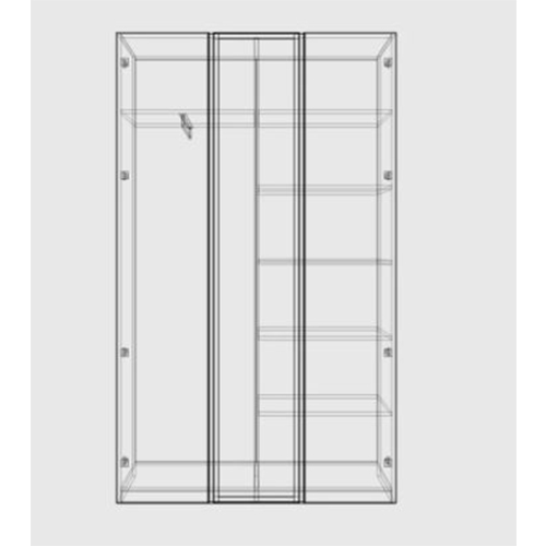 MONE Classic Шкаф трёхдверный